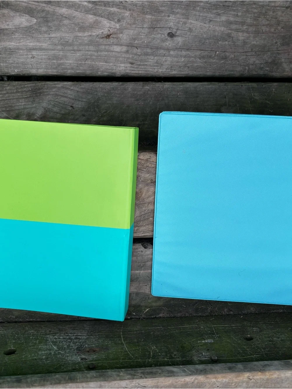 Teal & Lime Two-Pack 3-Ring Binders - Home Storage & Organization